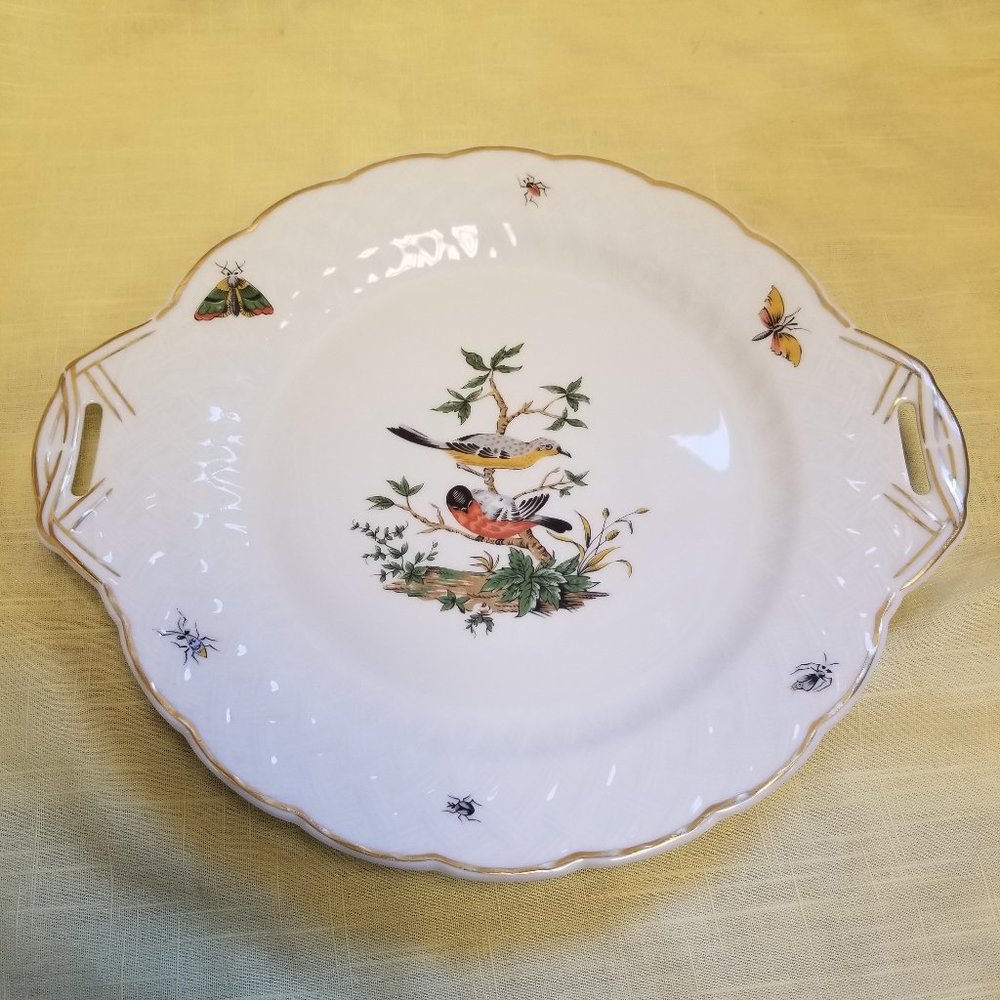 Bernardaud Limoges Cake Serving Platter Plate Dish